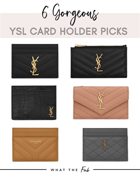 ysl cardholder dupe|6 Gorgeous YSL Card Holder Picks You Need ASAP .